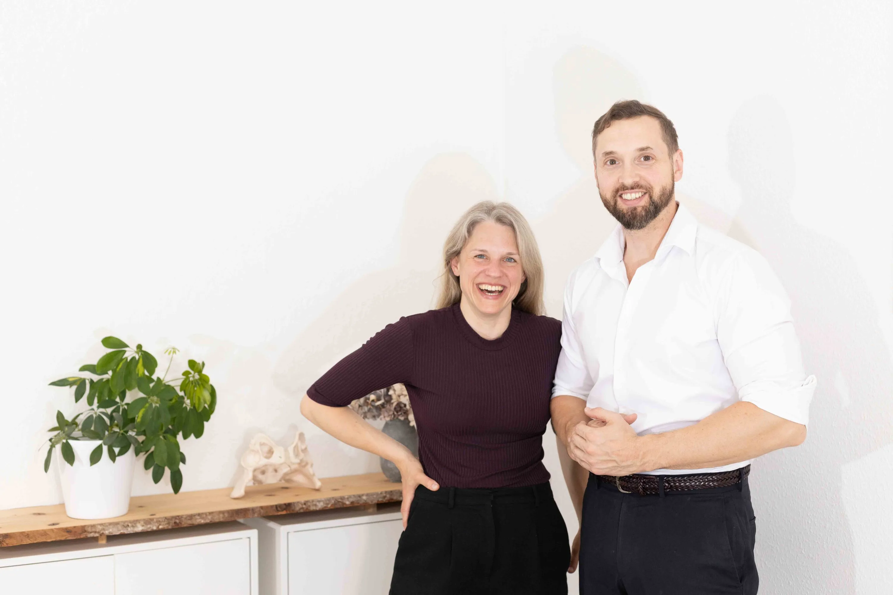 Roberto Beyer und Wencke Sauerborn, Behandlungsteam für Chiropraktik und Osteopathie in Braunschweig
